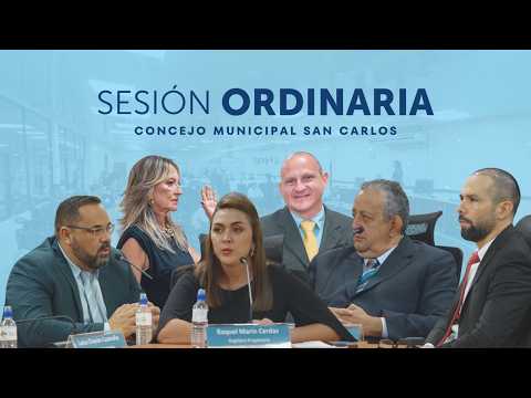 Sesión Ordinaria 10/08/2026 | Concejo Municipal San Carlos