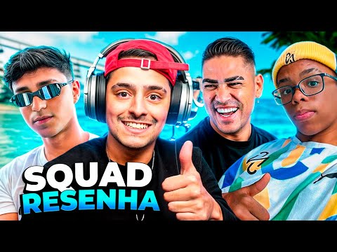 SQUAD DA RESENHA │ part. Boca de 09, Nobru e Racha 🔴 CORINGA AO VIVO