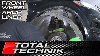 How to Remove Front Wheel Arch Liner - Audi Q7 - TOTAL TECHNIK