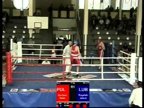 OOM 2011 ćwierćfinał waga 70kg GENIUSZ Rafał vs ROGALSKI Jakub