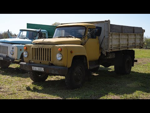 Starting GAZ 53 (V8) After 9 Years + Test Drive