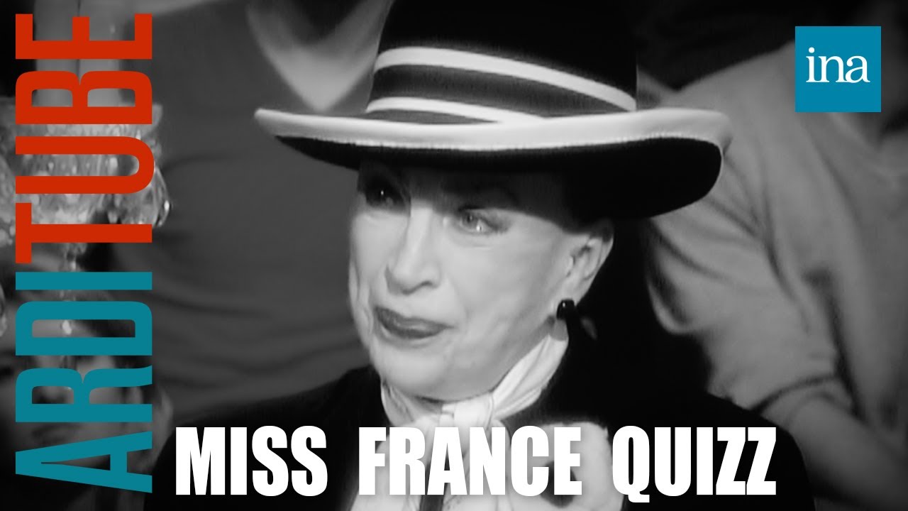 Thierry Ardisson : Le Miss Quizz des Miss France de Geneviève de Fontenay | INA Arditube