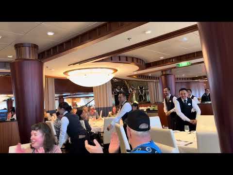 Thumbnail for Radiance of the Seas Main Dining Room craziness Aug 2025 