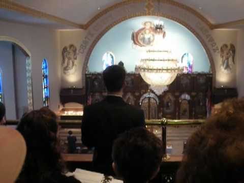 Oce Nas (The Lord's Prayer) by George Milosh in St. Elijah Serbian Orthodox Church in Aliquippa, PA