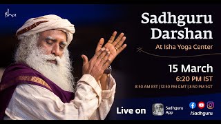 Sadhguru Darshan 🙏 Live From Isha Yoga Center -