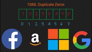 Duplicate Zeros - Two Pointers - Leetcode 1089 - Python and Java