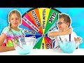 MYSTERY WHEEL OF SLIME CHALLENGE!!! MYSTERY WHEEL OF SLIME CHALLENGE!!!