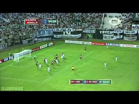 [HD] Olimpia 4-1 Newell's. Goles. Libertadores 11/04/2013