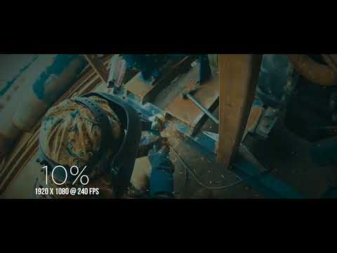 WELDING & GRINDING - 240 FPS - GOPRO HERO 6 BLACK