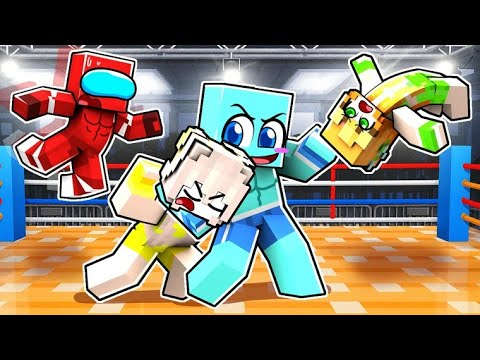 Having a WWE FAMILY in Minecraft!