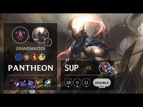 Pantheon Support vs Blitzcrank - EUW Grandmaster Patch 10.19