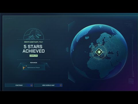 Jurassic World Evolution 3 Campaign Pt40: 5* at Biosyn Sanctuary, Italy (PS5)