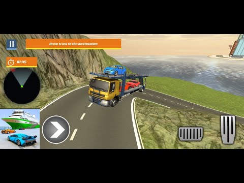 Cruise ship Simulator Car Cargo Trailer Transport|| Android Gameplay part 1