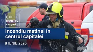 Știrile PRO TV (ORA 20:00) | INCENDIU MATINAL ÎN CENTRUL CAPITALEI | Moldova