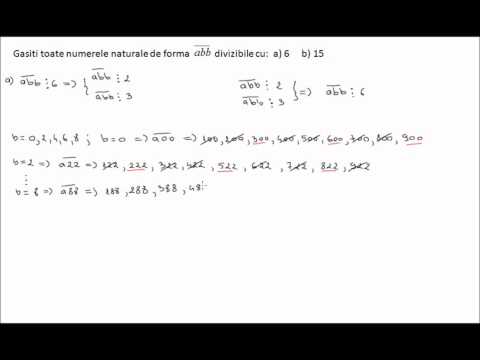 Problema de divizibilitate, proprietati ale relatiei de divizibilitate (6a22)