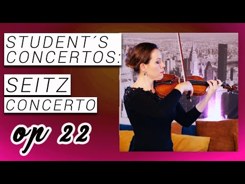 Seitz, Friedrich Student Concerto No.5, Op.22 for violin + piano