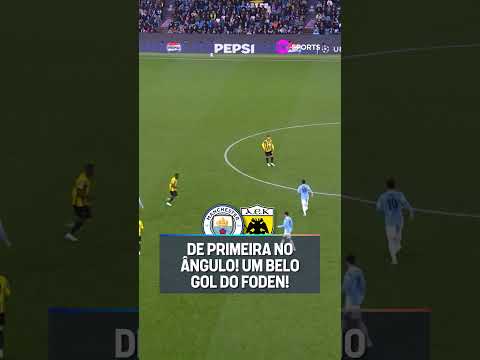 DE CINEMA! UM GOL DO CITY DE DEIXAR O TORCEDOR DE BOCA ABERTA NA CHAMPIONS LEAGUE #shorts