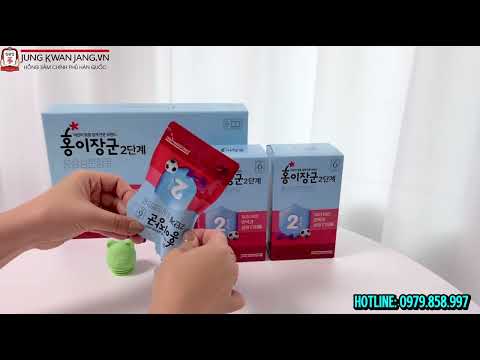 [Mở Hộp] Nước Hồng Sâm Trẻ Jung Kwan Jang (정관장) Số 2 20ml x 30 Gói 