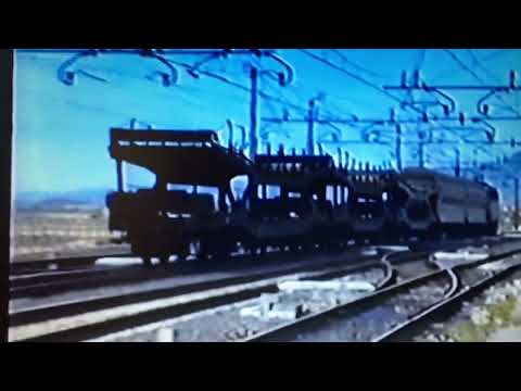 BINARIEDINTORNI TV | E. 645 al traino di carrozze cuccette e carri DDm