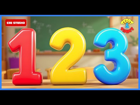 One Two Three Numbers | 123 Counting | Best Balloon Number Preschoolers Kids Video | Count to 10