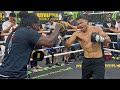 ROLLY ROMERO "DWARF-SLAYER" FULL EXPLOSIVE PAD WORKOUT FOR GERVONTA DAVIS