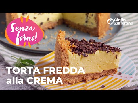 TORTA FREDDA alla CREMA: la ricetta definitiva dell'estate senza forno!😍🌞🥄💛