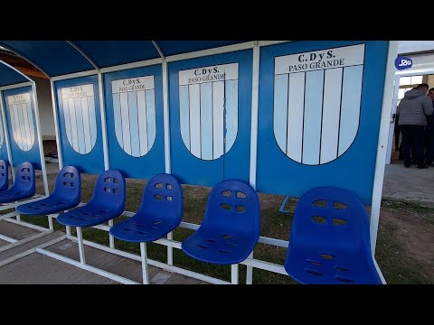 Claudio Poggi visitó el Club Deportivo y Social de Paso Grande