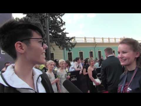 ESCKAZ in Kyiv: Kristian Kostov (Bulgaria) singing on the Red Carpet
