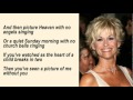 Lorrie Morgan - A Picture Of Me Without You with Lyrics