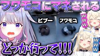 フワモコに隠れ場所を真似されてお怒りのビブーw【めっちゃカメレオン/ホロライブEN翻訳切り抜き/古石ビジュー】