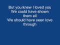 lyrics kissing a fool michael buble 