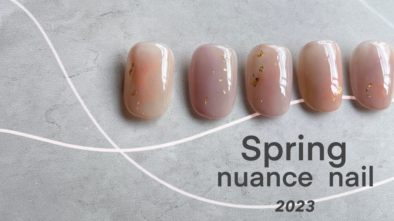 [nail design]2023春色マーブルをつくる。雑談多めな作業動画