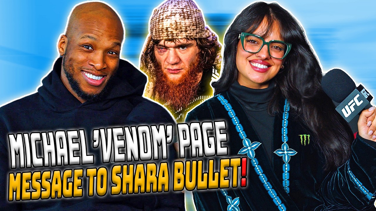 Michael Venom Page reveals fight plan against Shara Bullet fight + funny stories!