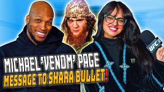 Michael Venom Page reveals fight plan against Shara Bullet fight + funny stories!