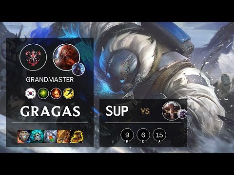 Gragas Support vs Sett - KR Grandmaster Patch 10.7