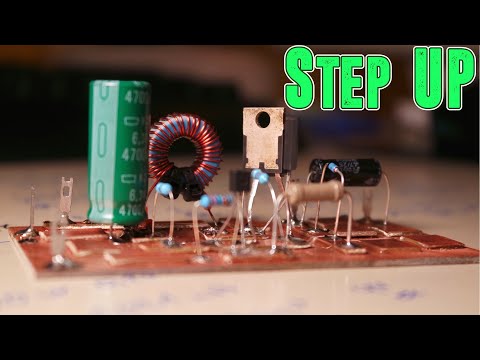 A simple, regulated step-up switching regulator for approx. 12-14V