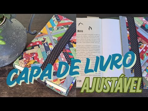 HOW TO MAKE AN ADJUSTABLE BOOK COVER - EASY, QUICK -- MAKE AND SELL