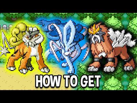 How To Get Suicune, Entei & Raikou Shiny in Pokemon LeafGreen FireRed