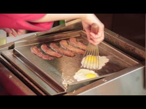 Eggs & Bacon (& Biscuits!) on TECs Commercial-Style Flat-Top Griddle Video