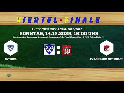 SV Weil A - FV Lörrach Brombach A  1. Halbzeit '14.12.2025'