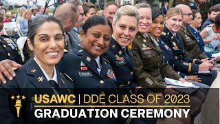 DDE Graduation class of 2023, Carlisle Barracks, 28 July