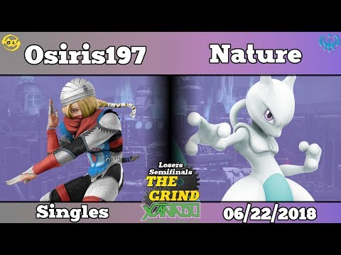 The Grind 32 SL|Osiris197 (Sheik) vs AoH|Nature (Mewtwo) Losers Semifinals