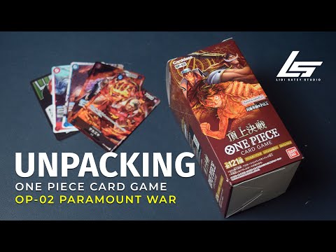 One Piece Card Game OP-02: Paramount War Booster Box (NEW) | Unpacking