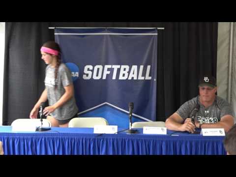 Baylor Press Conference- NCAA Super Regionals 2017