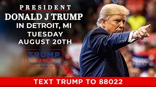 LIVE: President Trump in Detroit, MI