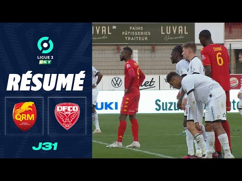 QUEVILLY ROUEN METROPOLE - DIJON FCO (2 - 2) - Résumé - (QRM - DFCO) / 2022-2023