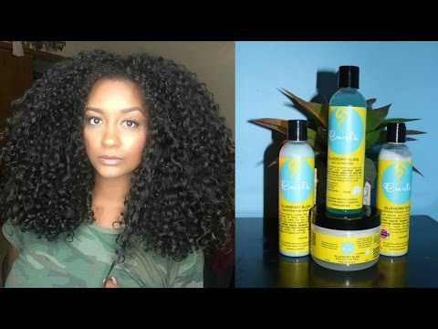 Curly Hair Routine With Frizz Free CURLS | Blueberry...