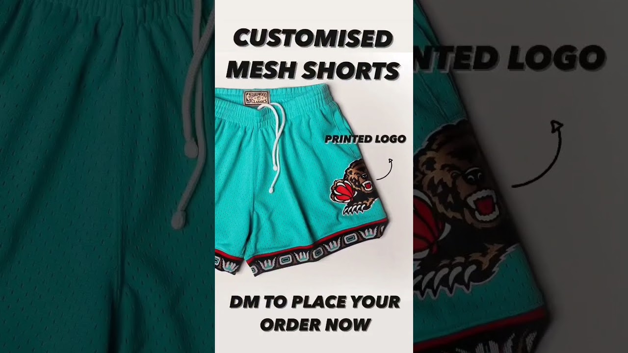 Premium Quality Custom Mesh Shorts... #wholesaleclothing #wholesalelashes