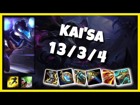 Kai'Sa vs Varus OCE Challenger BOT (13/3/4) - v11.2