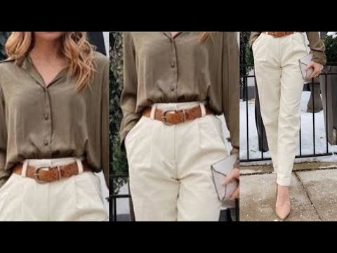 COMBINACIONES DE ROPA DE AIRE CASUAL ELEGANTE Y FINO /CONJUNTOS DE ROPA DE ESTILO CASUAL Y ELEGANATE